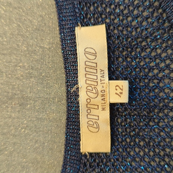 Blue Mesh Top - Picture 3 of 4